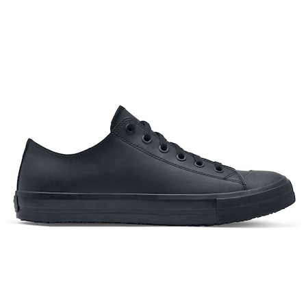 Shoes For Crews Delray Casual Shoe, Leather Upper, Black, Size 10.5 Medium 38649